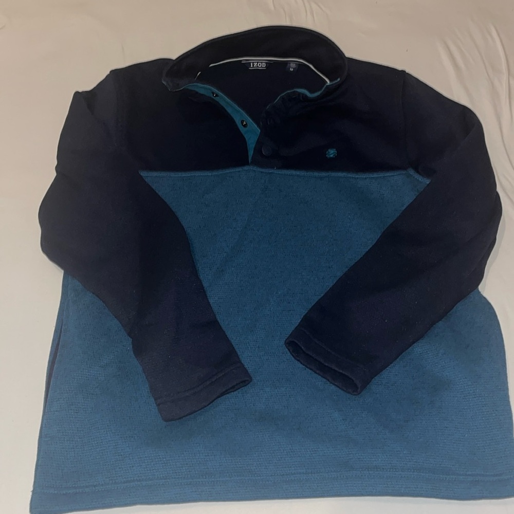 IZOD 1/4 button up pullover